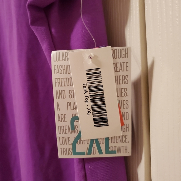NWT Lularoe Tank Top 2XL - Picture 2 of 5